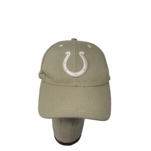 NFL Indianapolis Colts Strapback Hat OSFA Brown Embroidered Horseshoe Logo